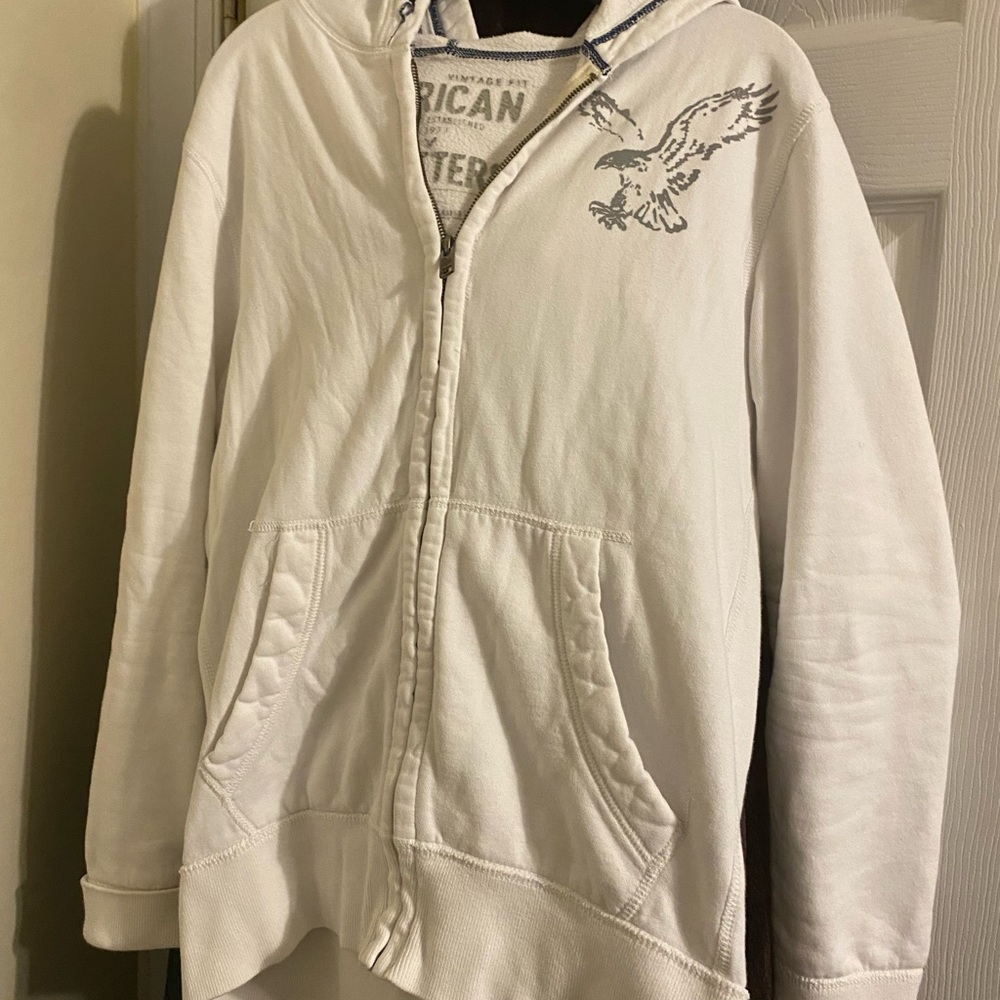 American Eagle Outfitters White Hoodie